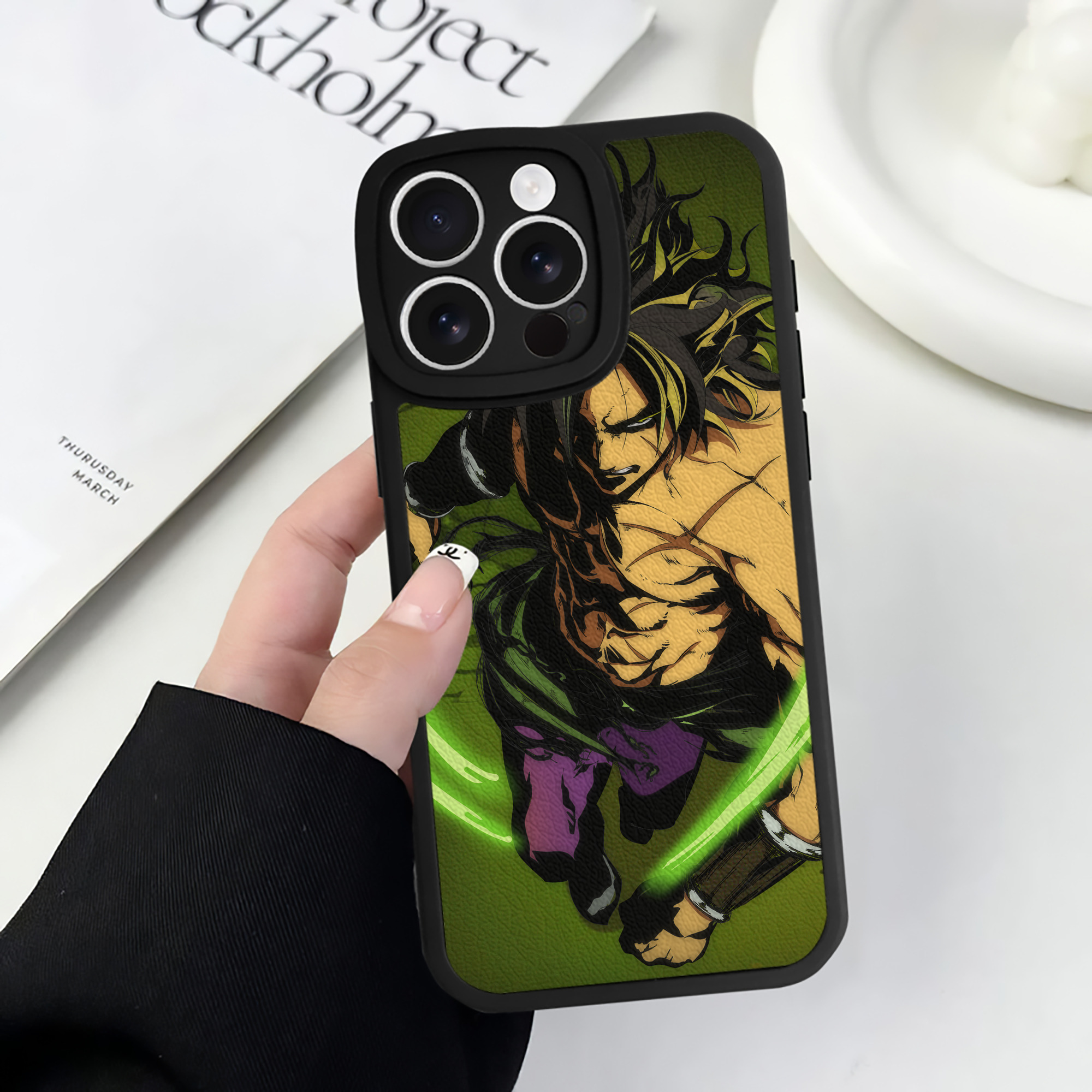 （画像用） ドラゴンボール DRAGON BALL 【iPhone 16シリーズ対応】シリコンスマホケース（レザー調） 材質：シリコン